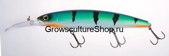 Воблер GC BG Minnow LB 130SF-UV#13/Green Perch ( 26,5 гр., до 3,0 м )