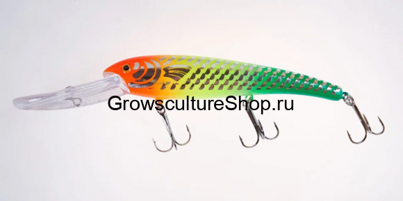 Воблер GC Stretch Plus 20+ (Manns) 120F-22g-24/Chrome Orang Yellow Green, 6-8 м