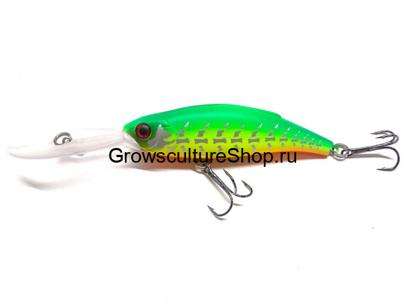 Воблер GC DS 85F-UV17/GC03 Green Fishbones (18 гр.; до 4,5 м)