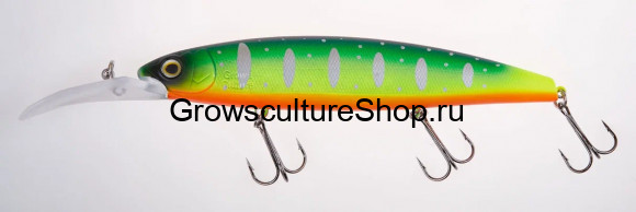Воблер GC BG Minnow LB 130SF-UV#18/Mat Green Yamame ( 26,5 гр., до 3,0 м )