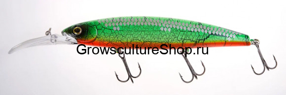 Воблер GC BG Minnow LB 130SF-UV#19/Green Lizard Scale ( 26,5 гр., до 3,0 м )