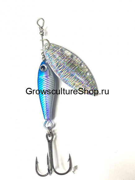 Блесна GC вращающаяся Silvel Cleek,  6 g, 16100-606/Holo Himemasu