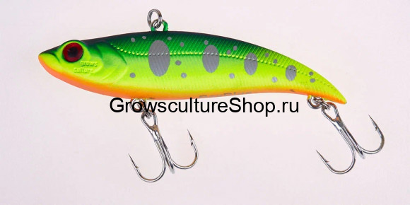 Воблер (раттлин) GC BB VIB, 90 мм, 21 гр, цв. UV#15 / 68 (Crack Green)