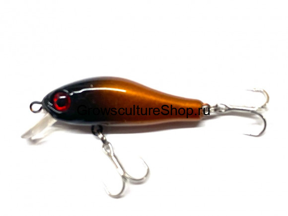Воблер GC RG 35SS-UV41/557R Black Head Brown (2,2 гр.; до 0,8 м)