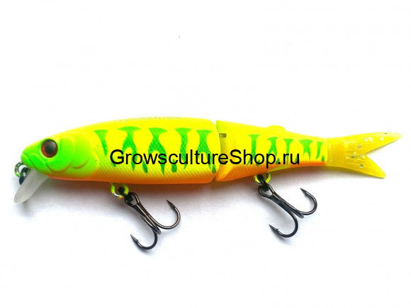 Воблер GC Tiny MAG (2-х сост) 88SP-07-UV/Chartreuse & Green Tiger (7,2 гр.; 0,5-0,8 м)