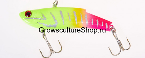 Воблер (раттлин) GC RN VIB, 70 мм, 20 гр, цв. UV#23 (Crawfish Lime)