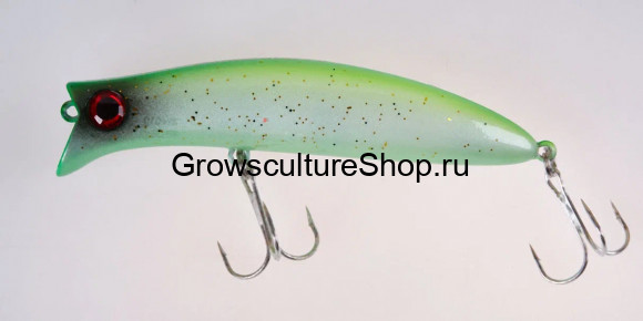 Воблер GC POPPER Komomo II 90F-12g-UV08/Lime start Remover