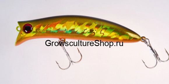 Воблер GC POPPER Komomo II 90F-12g-UV30/Golden Shiner