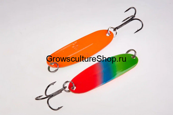 Блесна WILL” MANS Classic 7g,  цвет 313/GLOW, зеленый, синий, красный /оранжевый