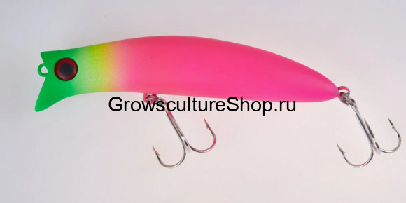 Воблер GC POPPER Komomo II 90F-12g-UV37/Green Pink