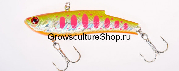 Воблер (раттлин) GC RN VIB, 80 мм, 23 гр, цв. UV#36 (Yellow Pink Yamame)