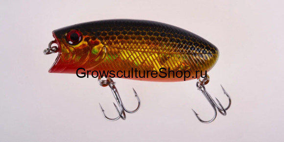 Воблер GC POPPER MALAS 57F-9g-35/0006 Black Gold 695