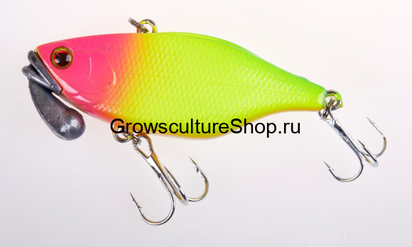 Воблер (раттлин) GC TRIGON, TN70, 31,5g, цв.UV#40 (Pink Lime Clown)