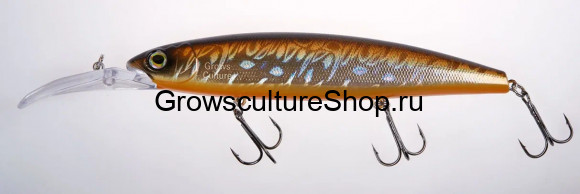 Воблер GC BG Minnow LB 130SF-UV#04/Half Mirror Wakasagi ( 26,5 гр., до 3,0 м )